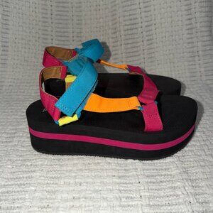 Wild Fable | Platform Multi-Colored Sandals | Size 11W